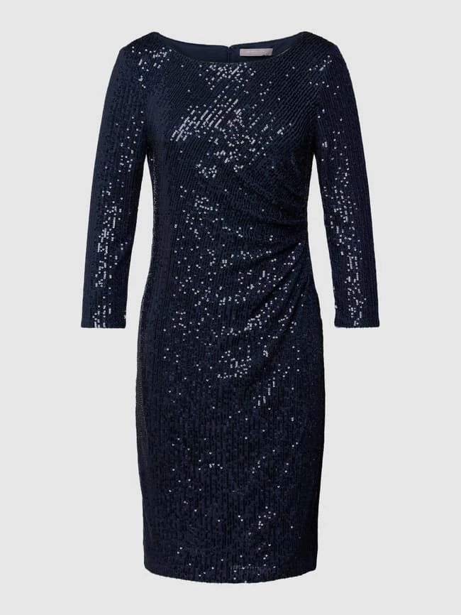 Christian Berg Cocktail Cocktailkleid Mit Paillettenbesatz - Dunkelblau 4 Christian Berg Cocktail Cocktailkleid Mit Paillettenbesatz - Dunkelblau – Bild 2