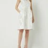 Christian Berg Cocktail Brautkleid Aus Satin - Offwhite