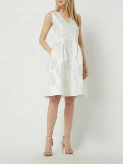 Christian Berg Cocktail Brautkleid Aus Satin - Offwhite