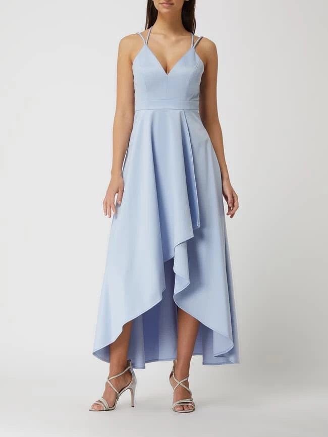 Jake*s Cocktail Abendkleid Im Vokuhila-Look - Hellblau 3 Jake*s Cocktail Abendkleid Im Vokuhila-Look - Hellblau