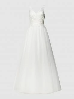 Mascara Brautkleid Mit Herz-Ausschnitt - Offwhite