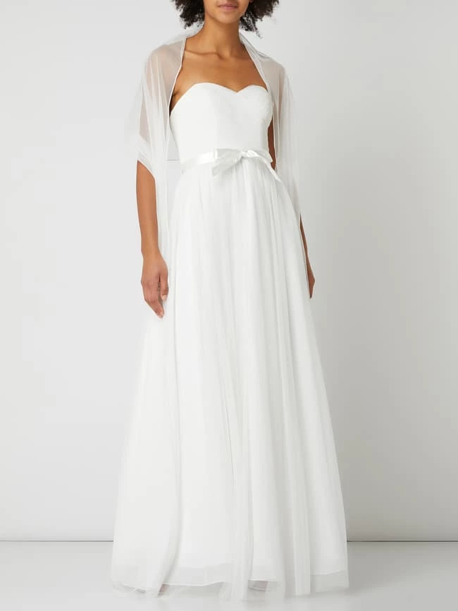 Mascara Brautkleid Aus Chiffon - Offwhite 6 Mascara Brautkleid Aus Chiffon - Offwhite – Bild 4