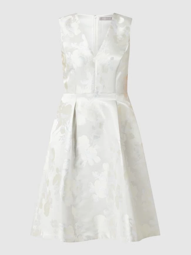 Christian Berg Cocktail Brautkleid Aus Satin - Offwhite 4 Christian Berg Cocktail Brautkleid Aus Satin - Offwhite – Bild 2