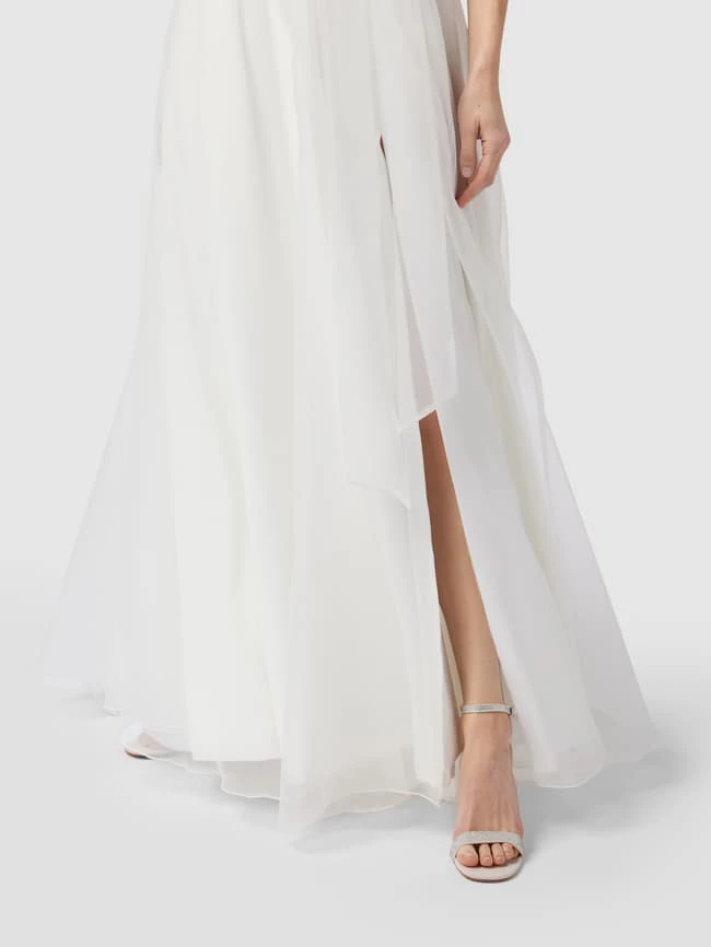 TROYDEN COLLECTION Brautkleid Mit V-Ausschnitt - Weiß 8 TROYDEN COLLECTION Brautkleid Mit V-Ausschnitt - Weiß – Bild 6