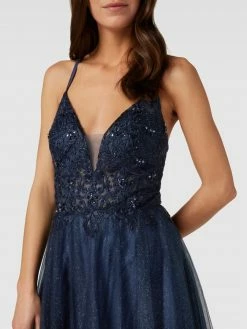 Luxuar Abendkleid Mit Zierbesatz - Dunkelblau -LUXUAR SHOP 9d54echm9l4kql2l7524gk2b8da52ihn8sojaeae9h3l2i9m91144ea69964qiic9p23ee29al958i1n90o6cd9l61gjadhp6ssjccpkcco38ob56tim2dhi6lj3idpp6li3ic8
