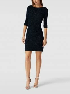 Jake*s Cocktail Cocktailkleid Mit Zierbesatz - Metallic Blau Meliert