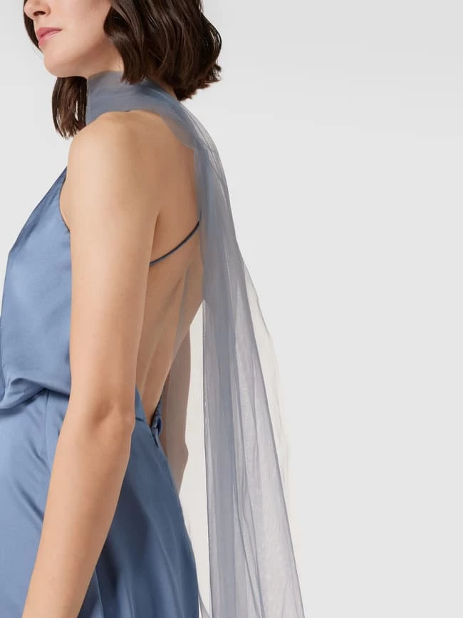 Unique Cocktailkleid In Wickel-Optik - Bleu 5 Unique Cocktailkleid In Wickel-Optik - Bleu – Bild 3