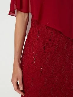 Swing Cocktailkleid Aus Floraler Spitze - Rot -LUXUAR SHOP 9l942hq46d85ahqm9d248dq78l2kmh2lad2kechg9p15ag9o8l43ed2l70sjgjqb9orkecif9gq4shhn68o34oj6cgoj8p9gcpi3ed9kc5i3ce9icks64c356ph3gphn70q36o8