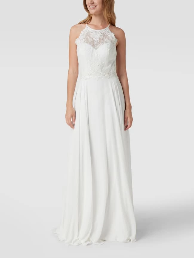 Luxuar Brautkleid Mit Floralen Stickereien Und Zierperlen - Offwhite 6 Luxuar Brautkleid Mit Floralen Stickereien Und Zierperlen - Offwhite – Bild 4