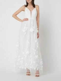 Apart Glamour Brautkleid Mit Blüten-Applikationen - Offwhite