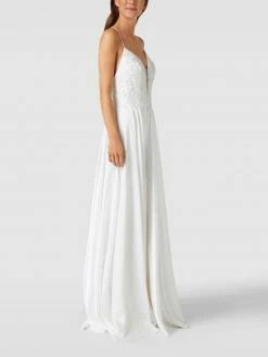 Luxuar Brautkleid Mit Spaghettiträgern - Offwhite -LUXUAR SHOP 9t2l6g9n61b38ii26t24edif6grkqh9l8h6kqghm699j8h9k8p9jal2k856k8g9l9p5jch2f65730dih6so34ob370qjephkccqj4ohk6cp3aohj6kq3cdppckrm8c9oc4sj0co