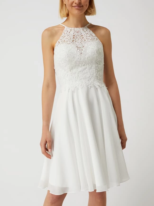 Luxuar Brautkleid Aus Spitze Und Chiffon - Offwhite 6 Luxuar Brautkleid Aus Spitze Und Chiffon - Offwhite – Bild 4