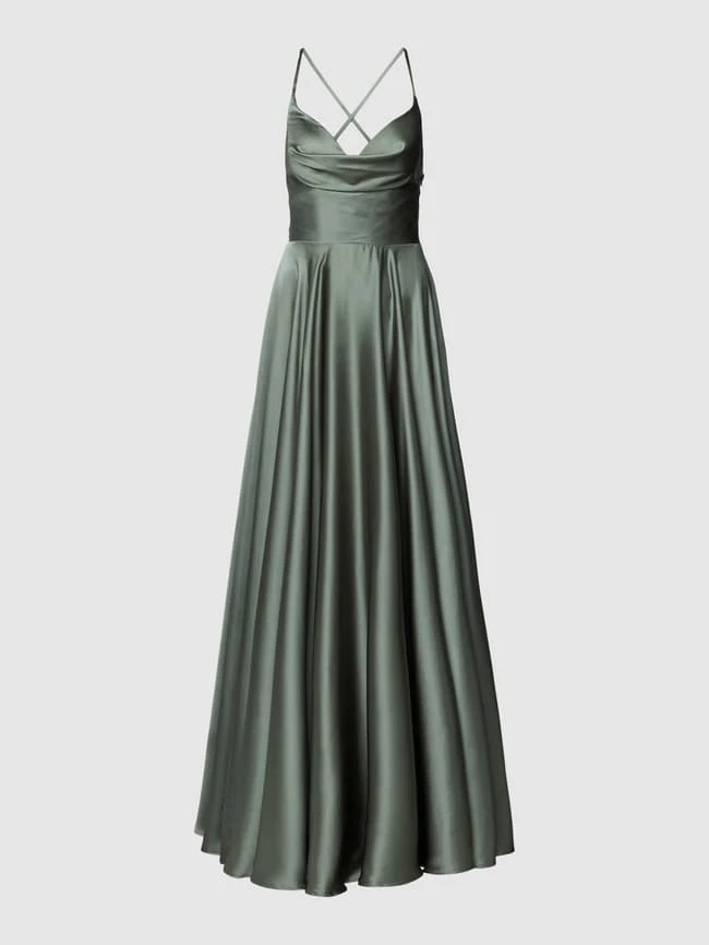 Luxuar Abendkleid Mit Herz-Ausschnitt - Grün 4 Luxuar Abendkleid Mit Herz-Ausschnitt - Grün – Bild 2