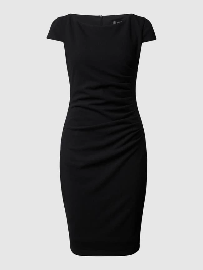 Paradi Cocktailkleid Mit Angeschnittenen Ärmeln Und Raffungen - Schwarz 4 Paradi Cocktailkleid Mit Angeschnittenen Ärmeln Und Raffungen - Schwarz – Bild 2