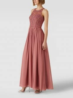 Laona Abendkleid Mit Floralen Stickereien Und Zierperlen - Rosa