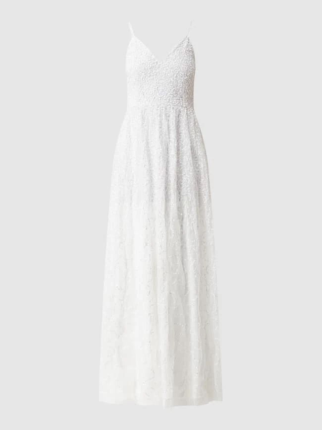 MAYA DELUXE Brautkleid Mit Pailletten - Offwhite 4 MAYA DELUXE Brautkleid Mit Pailletten - Offwhite – Bild 2