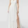 TROYDEN COLLECTION Brautkleid Mit V-Ausschnitt - Weiß