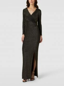 Vera Mont Abendkleid Mit Effektgarn - Schwarz