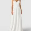Luxuar Brautkleid In Wickel-Optik - Offwhite