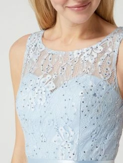 Luxuar Cocktailkleid Aus Floraler Spitze Und Chiffon - Hellblau -LUXUAR SHOP a534sci3ah958i2b6p4lal1g95656daj8d934gad999jahi3a14j4ji48gskah21890l6e9p753kmj2l8p3jgp1m6som8e1ic4r36phkc4om4e9m61j66dpg64r66eb1c4s38c8