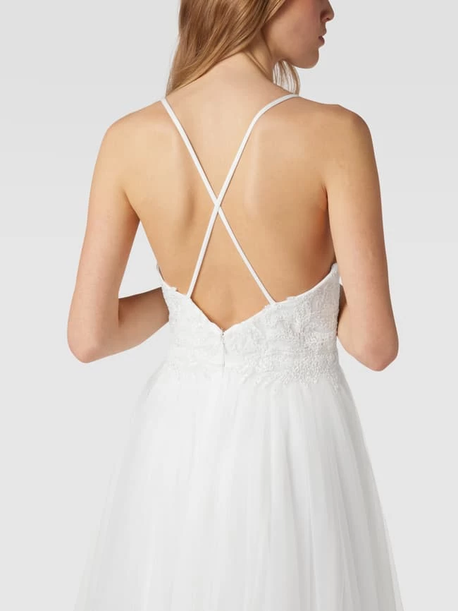 Mascara Brautkleid Mit Floralen Stickereien - Offwhite 8 Mascara Brautkleid Mit Floralen Stickereien - Offwhite – Bild 6
