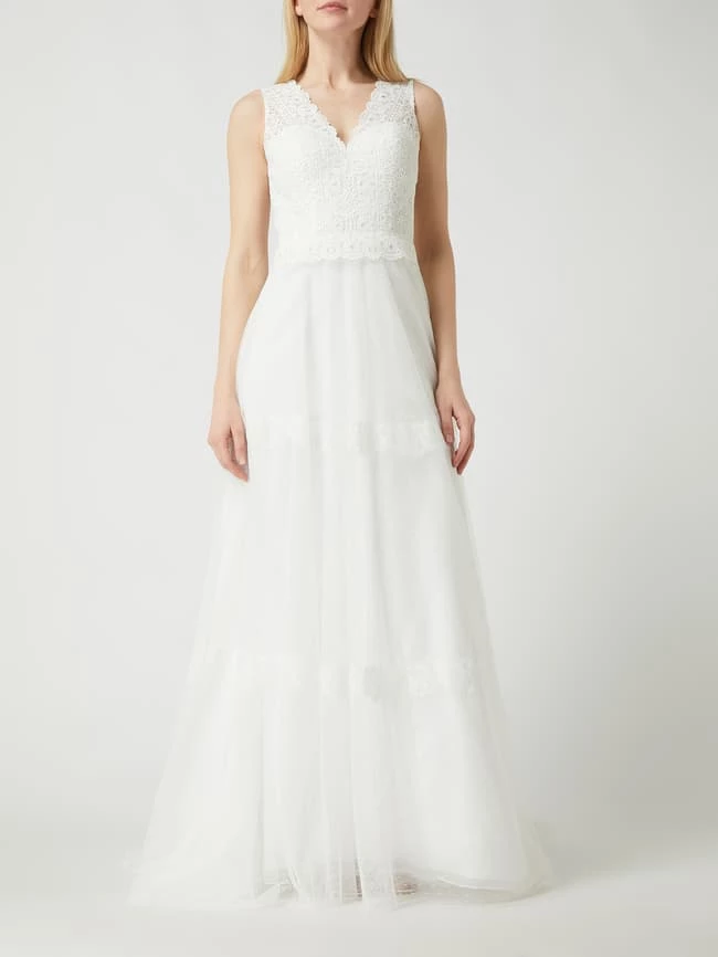 Luxuar Brautkleid Mit Schleppe - Offwhite 3 Luxuar Brautkleid Mit Schleppe - Offwhite