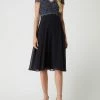 Christian Berg Cocktail Cocktailkleid Mit Glitter-Effekt - Marineblau Meliert