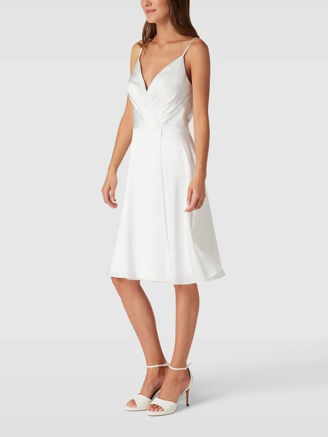 Luxuar Cocktailkleid In Wickel-Optik - Offwhite 6 Luxuar Cocktailkleid In Wickel-Optik - Offwhite – Bild 4