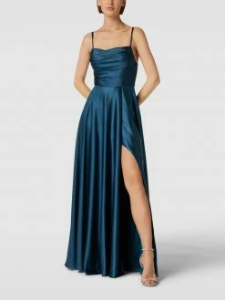 Laona Abendkleid In Wickel-Optik - Dunkelblau