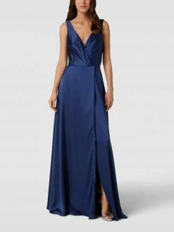 Luxuar Abendkleid Mit Herz-Ausschnitt - Dunkelblau