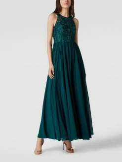 Laona Abendkleid Mit Strassteinen - Grün