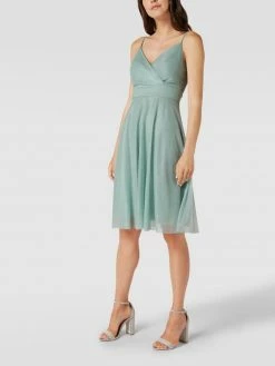TROYDEN COLLECTION Cocktailkleid Mit Taillenpasse - Mint