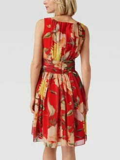 Swing Cocktailkleid Mit Floralem Allover-Muster - Koralle -LUXUAR SHOP ah4ksdij897kghac9d950hhh99akgkia8p1l4d248co4akag85258da4691kshif8h432ga29h6kscid9ko34cj1c4rm8p1g65h32e9k65ij0e9o65ijio9h74pj0ob565hj4co