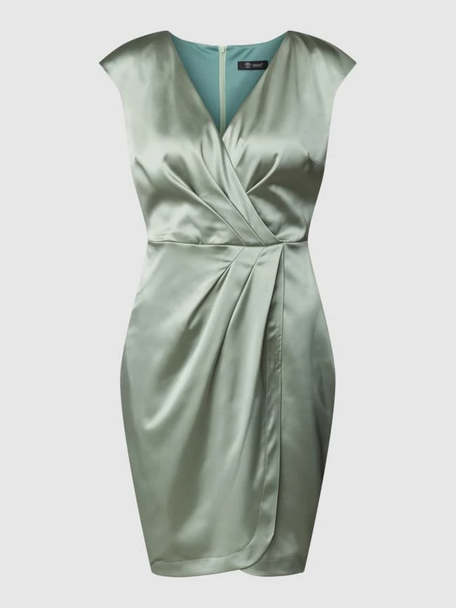 Paradi Cocktailkleid In Wickel-Optik - Grün 4 Paradi Cocktailkleid In Wickel-Optik - Grün – Bild 2