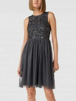 LACE & BEADS Cocktailkleid Mit Paillettenbesatz - Anthrazit -LUXUAR SHOP akokshil6584ocafap1kmjai99838chlal6l2jhi89442cae8oqlciab6l84sc276ss50kii650jckhl9d3j8d3660q62e1o6lij6d9kc4p38e1lcgo30dphc8qmcc31cgpj0c8