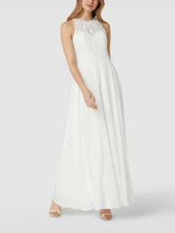 Laona Abendkleid Mit Floralen Stickereien - Offwhite