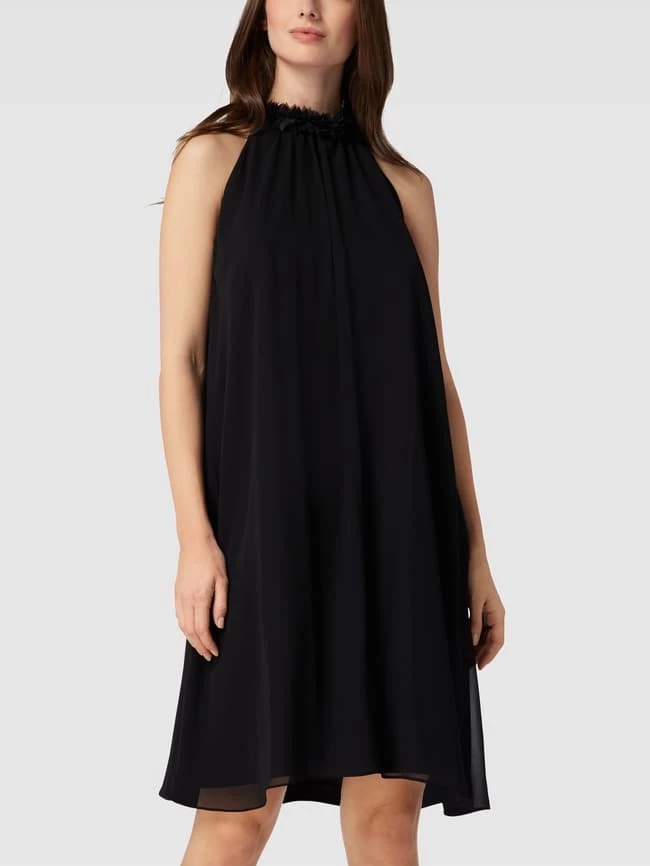 Swing Cocktailkleid Mit Neckholder - Schwarz 6 Swing Cocktailkleid Mit Neckholder - Schwarz – Bild 4