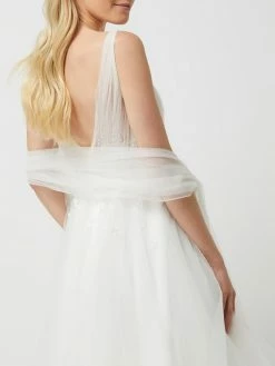 Luxuar Brautkleid Aus Tüll Mit Blüten-Applikationen - Offwhite -LUXUAR SHOP al348jhm6ha3ggqd6t5kuipk610kei2b8cq32ham8sojcjic751j2l2d8cqksdi5a19jei1na5akmdi79h3jacj5c4pmae33c4r62e1kc9h64ob26sqm6db26lj3ao9h6go6ap8