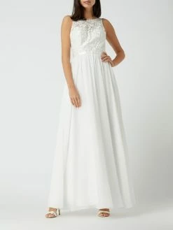 Luxuar Brautkleid Mit Floralen Stickereien - Offwhite