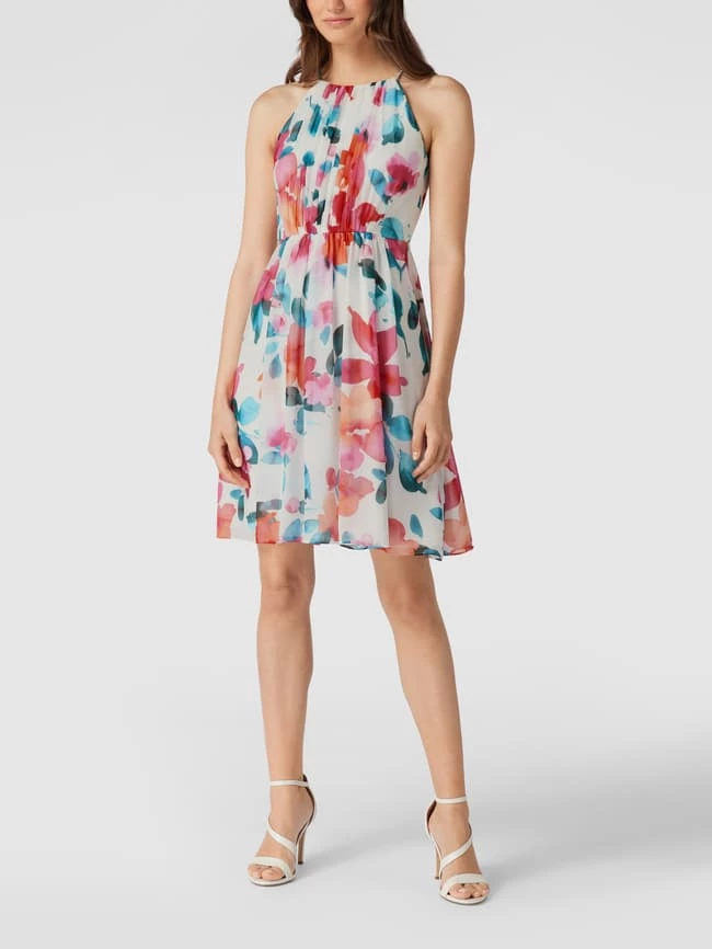 Jake*s Cocktail Cocktailkleid Mit Floralem Muster - Pink Meliert 3 Jake*s Cocktail Cocktailkleid Mit Floralem Muster - Pink Meliert