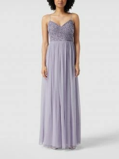 Jake*s Cocktail Abendkleid Mit Paillettenbesatz - Flieder