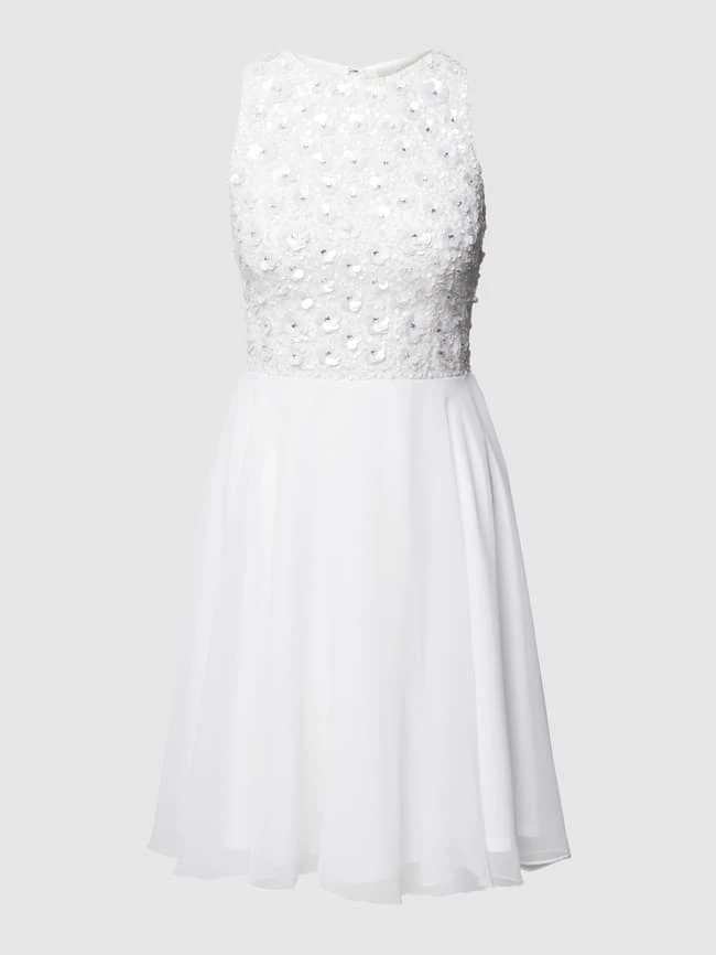 LACE & BEADS Brautkleid Mit Zierbesatz - Weiß 4 LACE & BEADS Brautkleid Mit Zierbesatz - Weiß – Bild 2